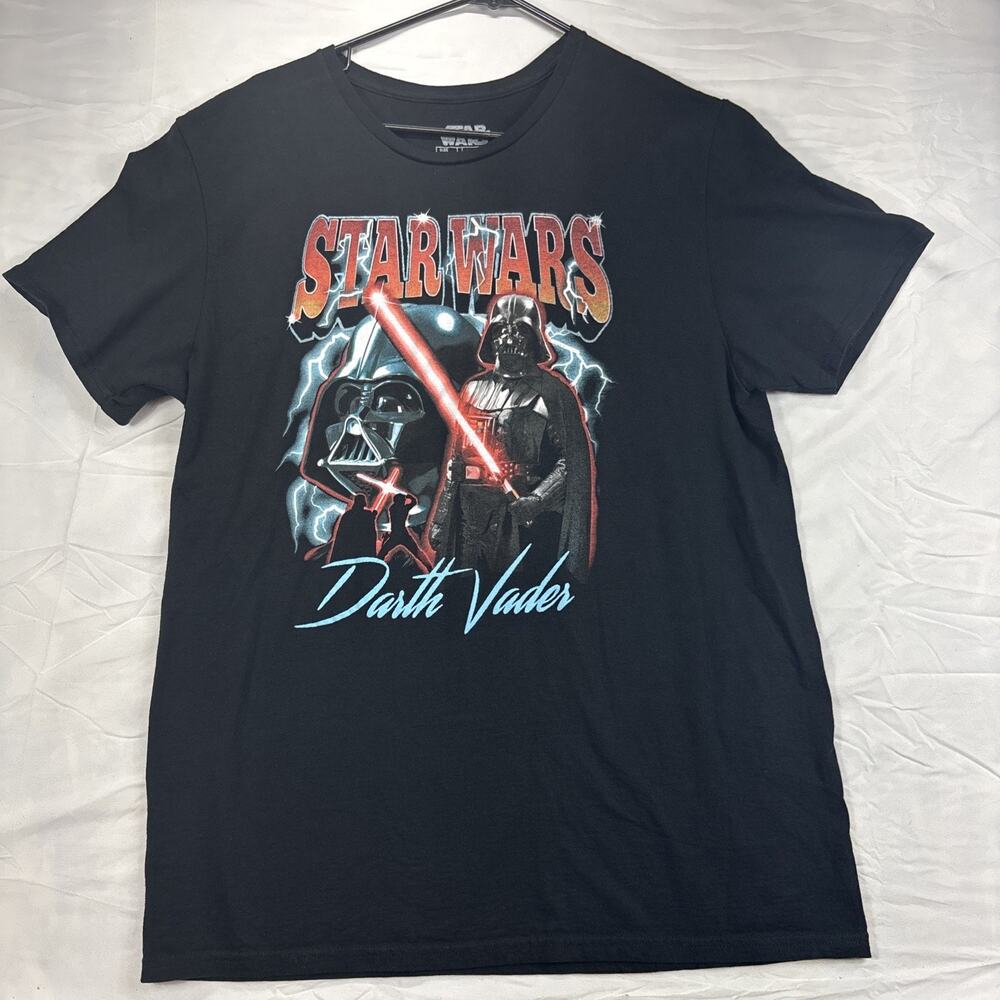 Mad Engine Star Wars Darth Vader large Graphic T-Shirt Black Clothing